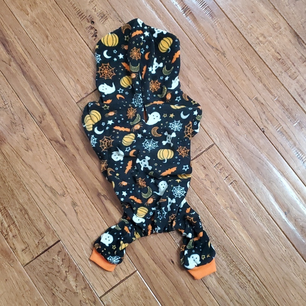 Bootique Halloween Allover Printed Fleece Themed Dog Hoodie